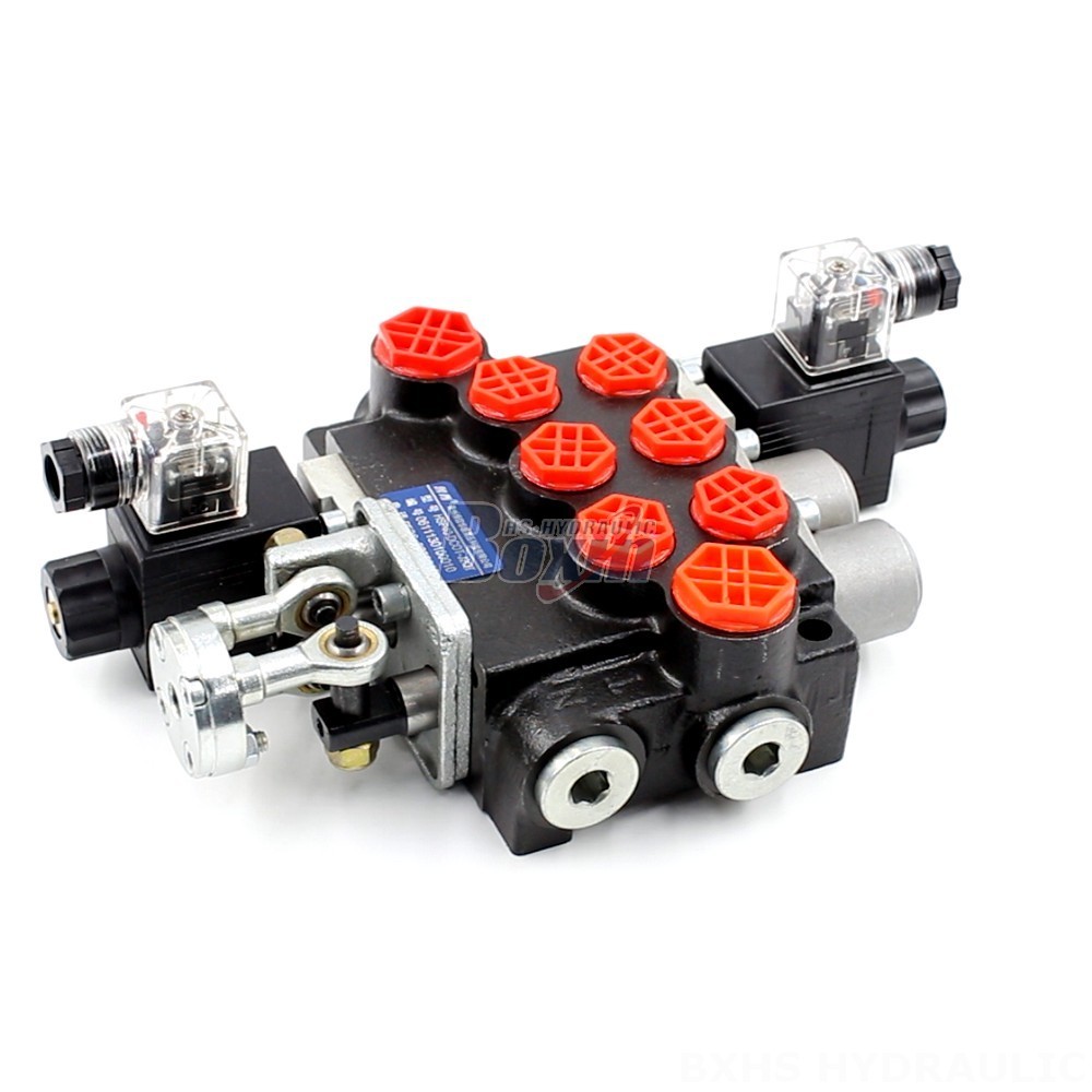 P40 Solenoid & Joystick 3 Spool Monoblock Valve: OEM & ODM Services Available main image